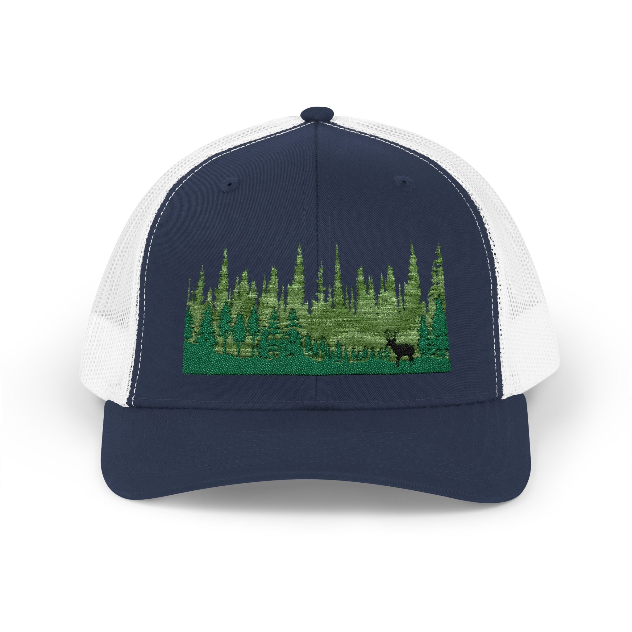 Elk in Forest Trucker Cap