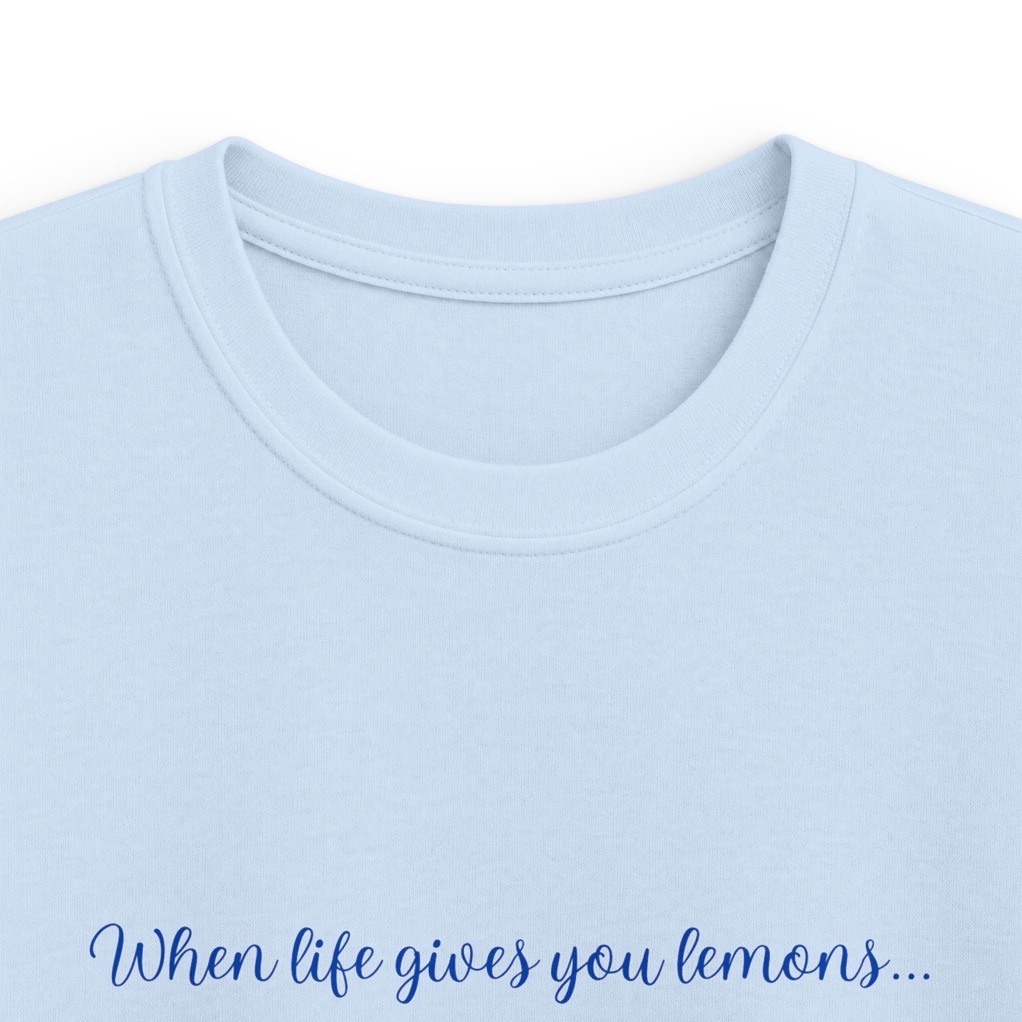 Kids Tee — "When Life Gives You Lemons... Eat Them" Lemon Graphic