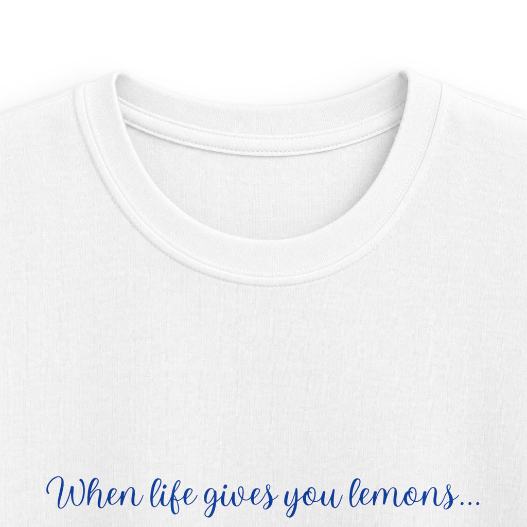Kids Tee — "When Life Gives You Lemons... Eat Them" Lemon Graphic