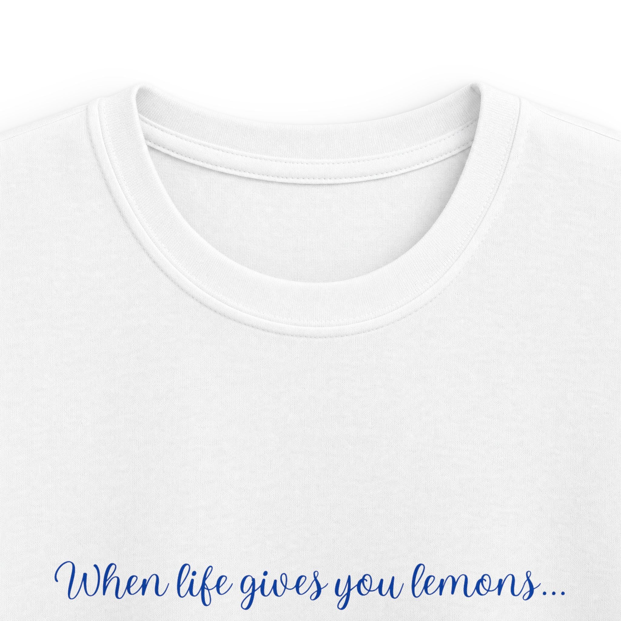 Kids Tee — "When Life Gives You Lemons... Eat Them" Lemon Graphic