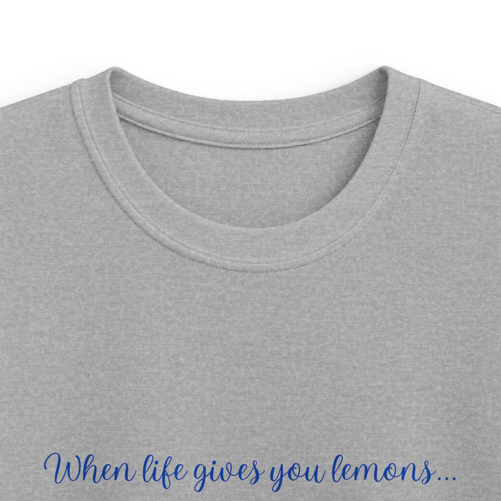 Kids Tee — "When Life Gives You Lemons... Eat Them" Lemon Graphic