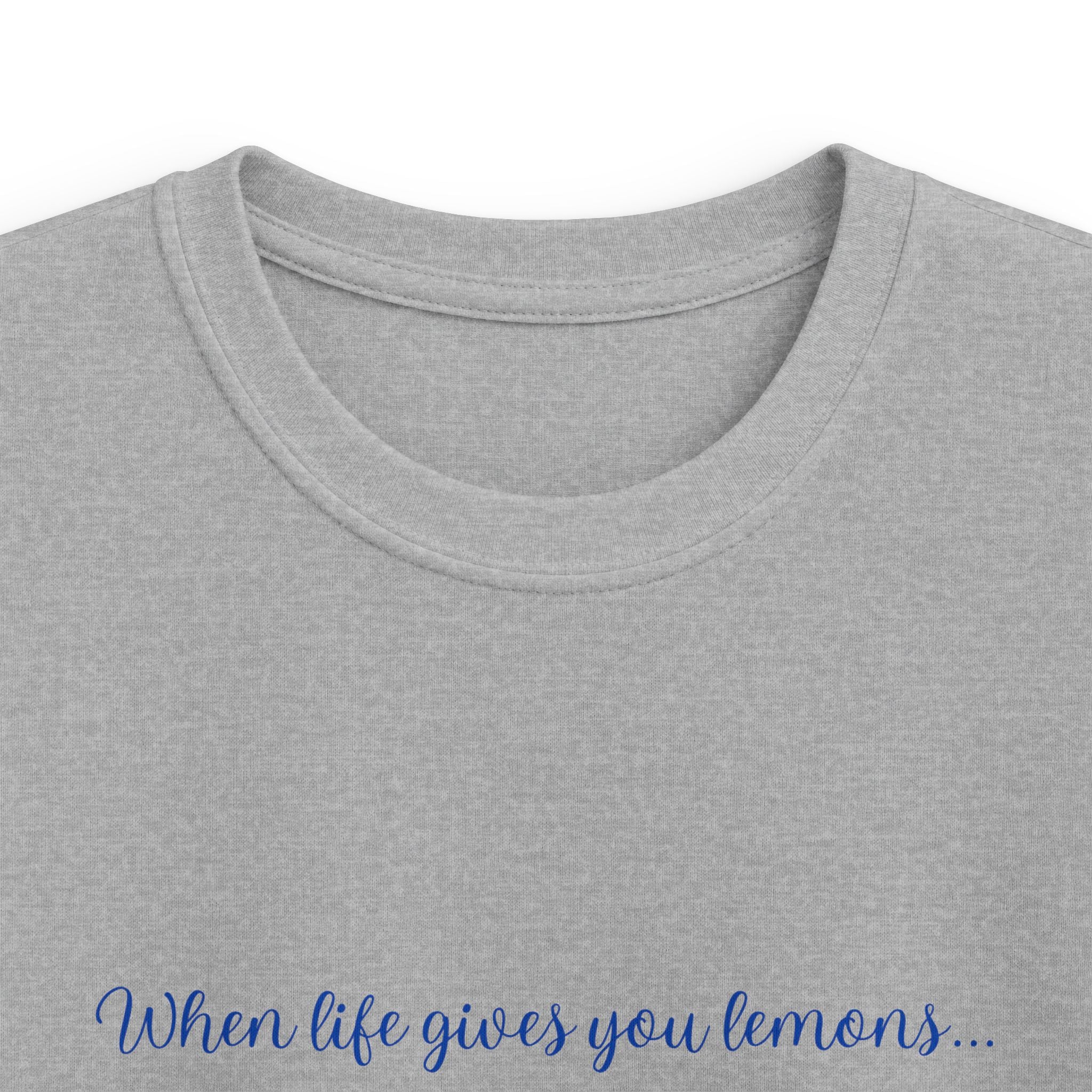 Kids Tee — "When Life Gives You Lemons... Eat Them" Lemon Graphic